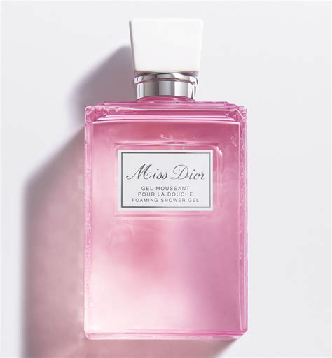 miss dior shower gel.